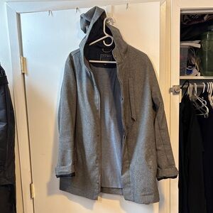 Jachs Gray Lightweight Shirt Jacket